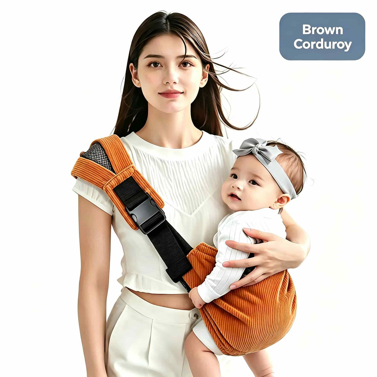 Corduroy Baby Sling Carrier Newborn to Toddler